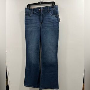 Jessica Simpson High Rise Flare Dark Indigo Jeans New With Tags